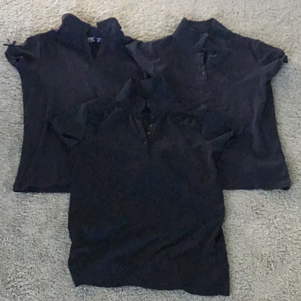 IZOD blue button down school shirts girls size XL